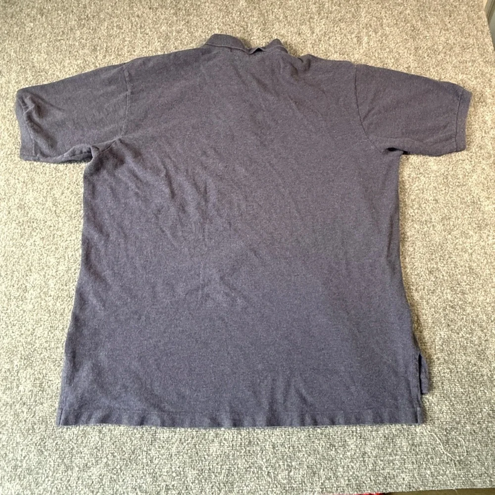Polo Ralph Lauren Mens‎ XXL Navy Blue Cotton Short Sleeve Pony Logo Polo Shirt
